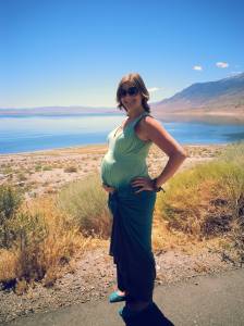 Me & the baby bump somewhere in Nevada, July 2014.